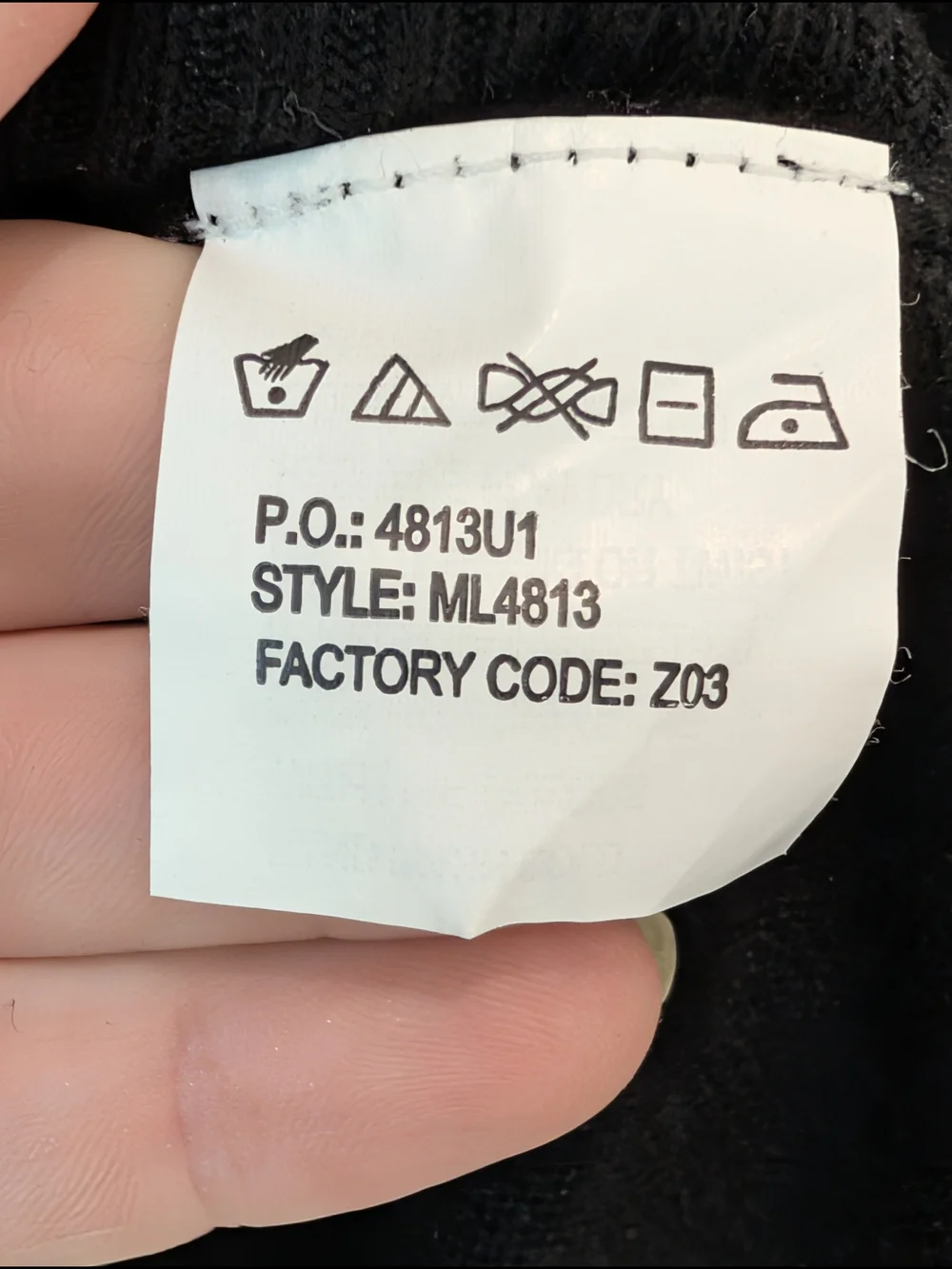 Perry Ellis classic black